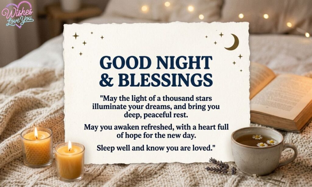Inspirational Good Night Blessings