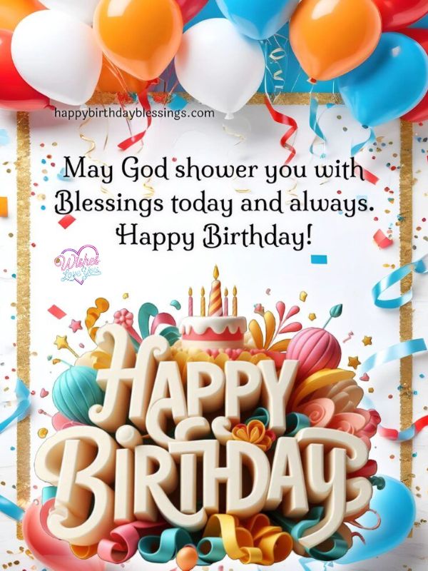 Sweet Happy Birthday Blessings