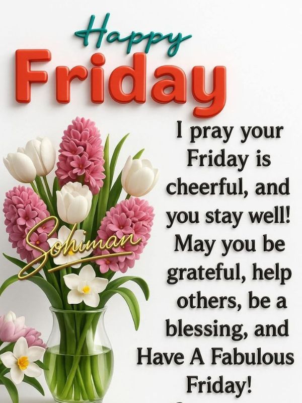 Friday Blessings and Prayers Images