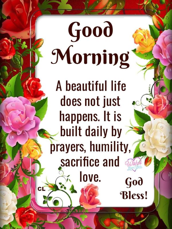 Good Morning Blessings and Greetings