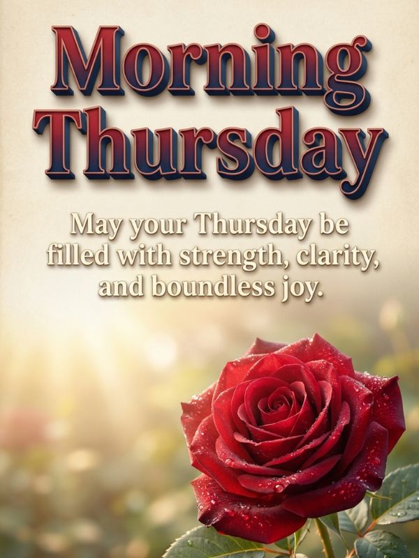Good Morning Thursday Blessings Gif