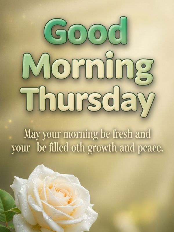 Good Morning Thursday Blessings Images and Quotes