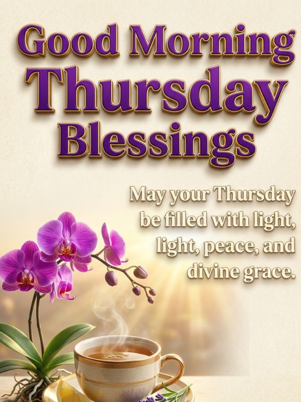 Good Morning Thursday Blessings