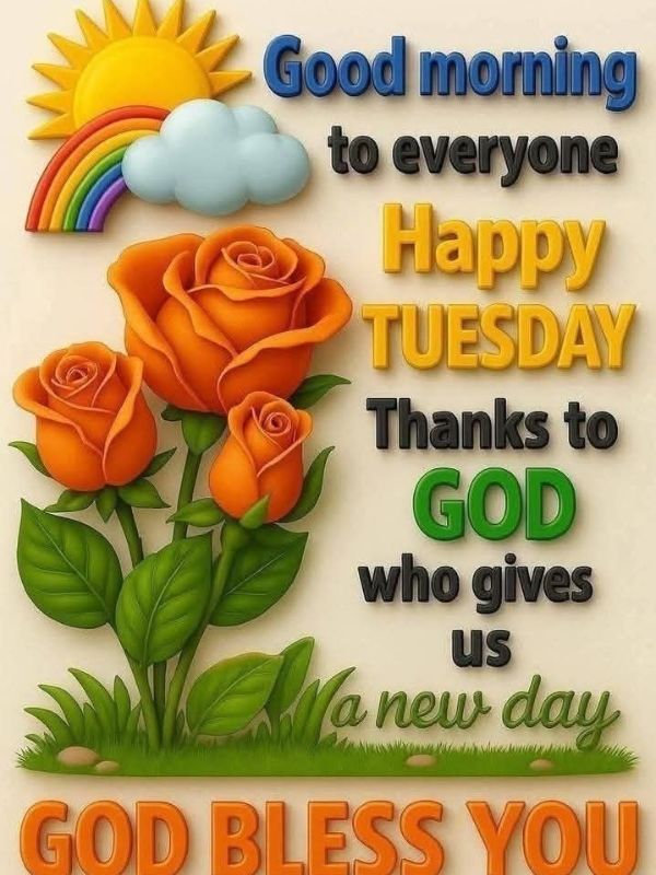 Good Morning Tuesday Blessings Images and Quotes