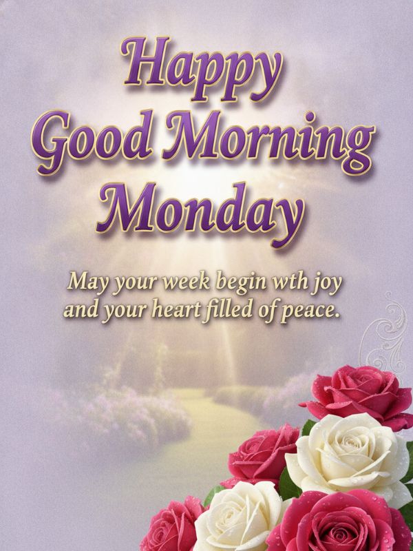 Happy Good Morning Monday