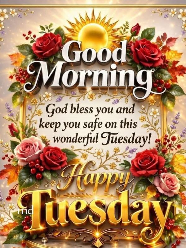 Lovely and Happy Tuesday Blessings
