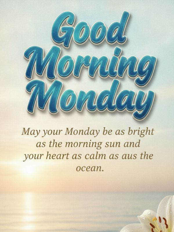 Monday Morning Blessings Images And Quotes