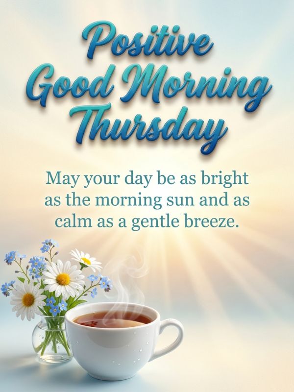 Positive Good Morning Thursday