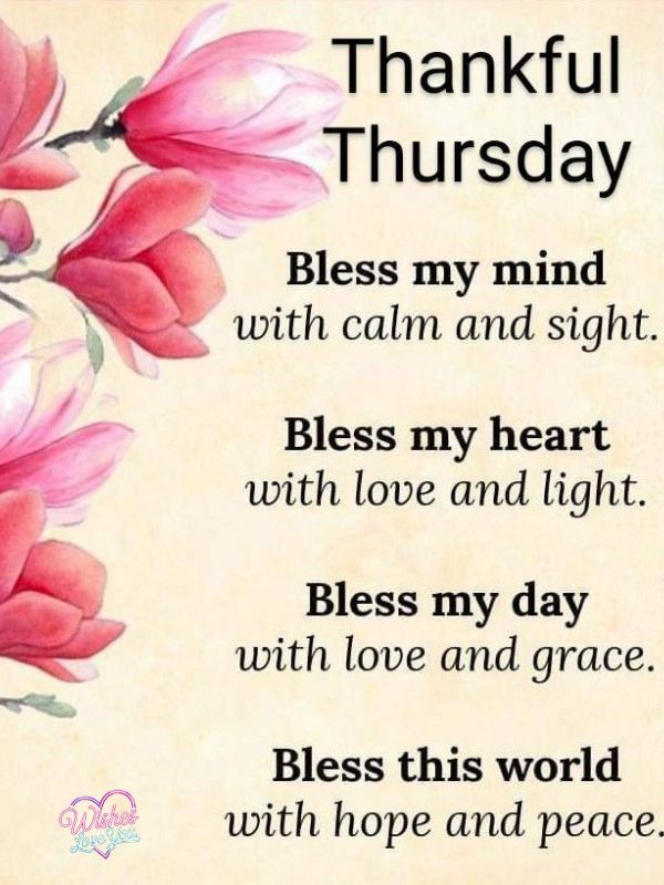 Thankful Thursday Blessings Images