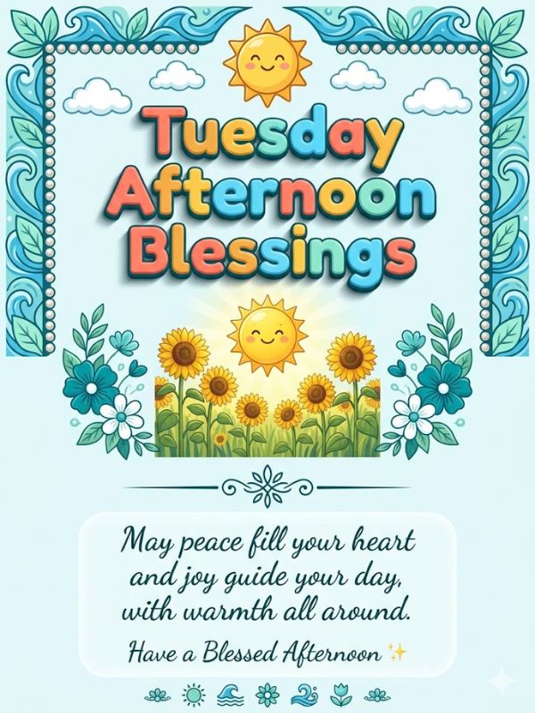 Tuesday Afternoon Blessings