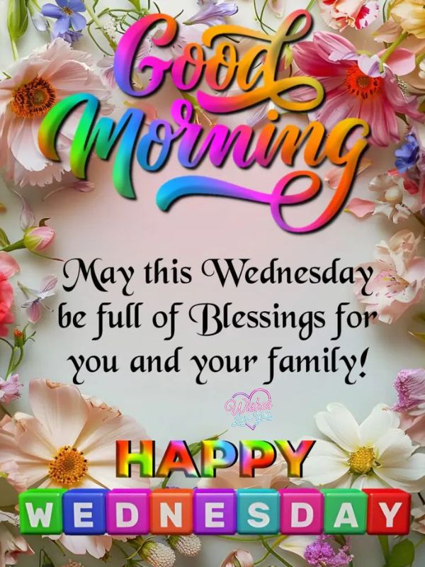 Wednesday Blessings and Prayers Images