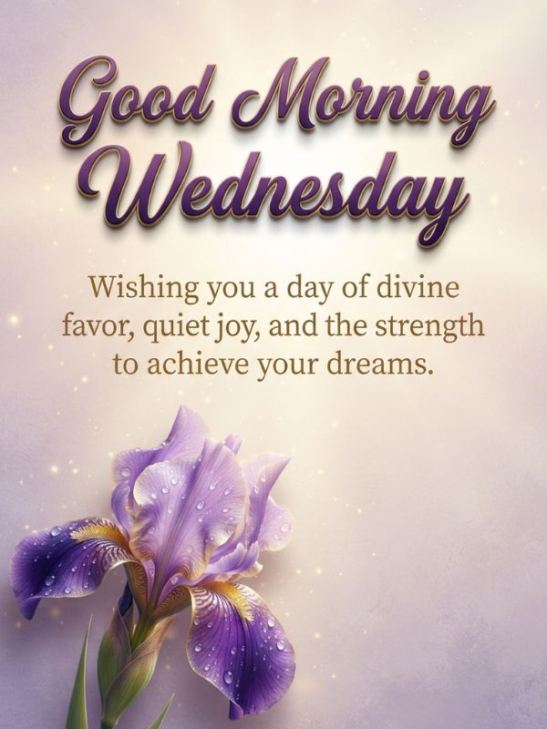 Good Morning Wednesday Blessings Images and Quotes