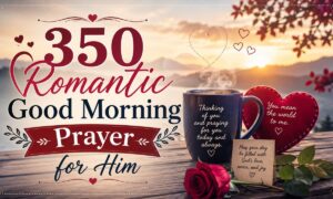 Romantic Good Morning Prayer for Him