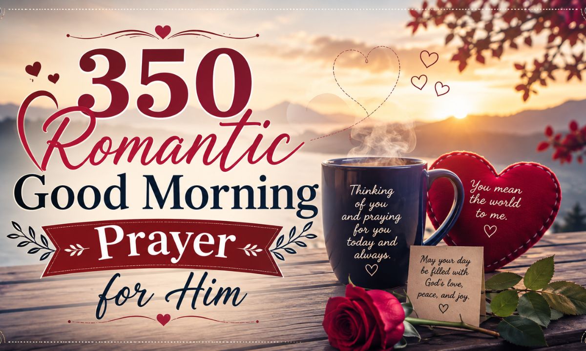 Romantic Good Morning Prayer for Him