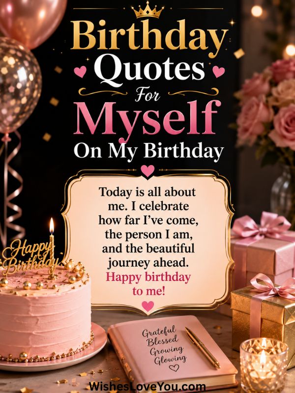 Birthday Quotes For Myself On My Birthday
