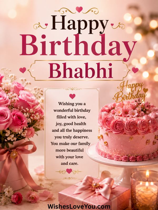 Birthday Wishes For Bhabhi In English