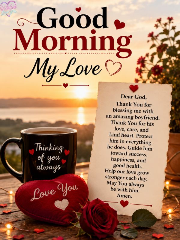 Good Morning Prayer for My Love Boyfriend