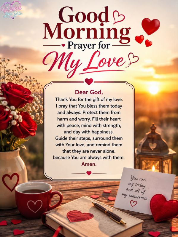 Good Morning Prayer for My Love