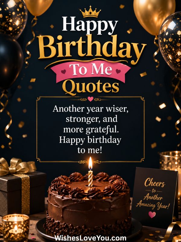 Happy Birthday To Me Quotes