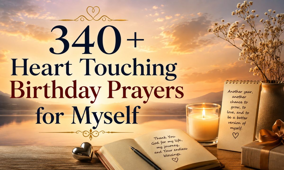 Heart Touching Birthday Prayers for Myself