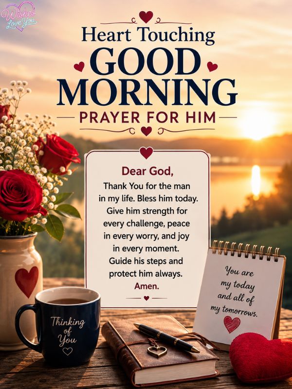 Heart Touching Good Morning Prayer for Him