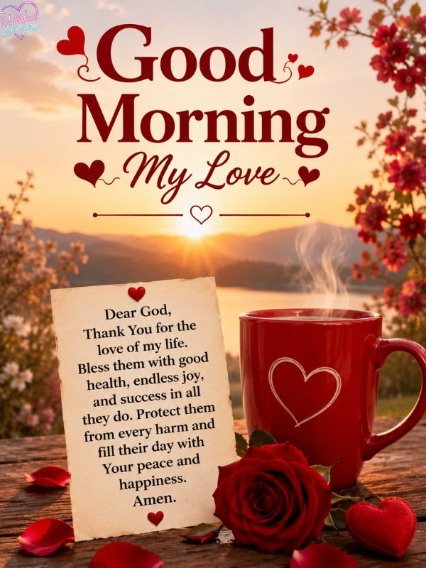 Heart Touching Good Morning Prayer for My Love