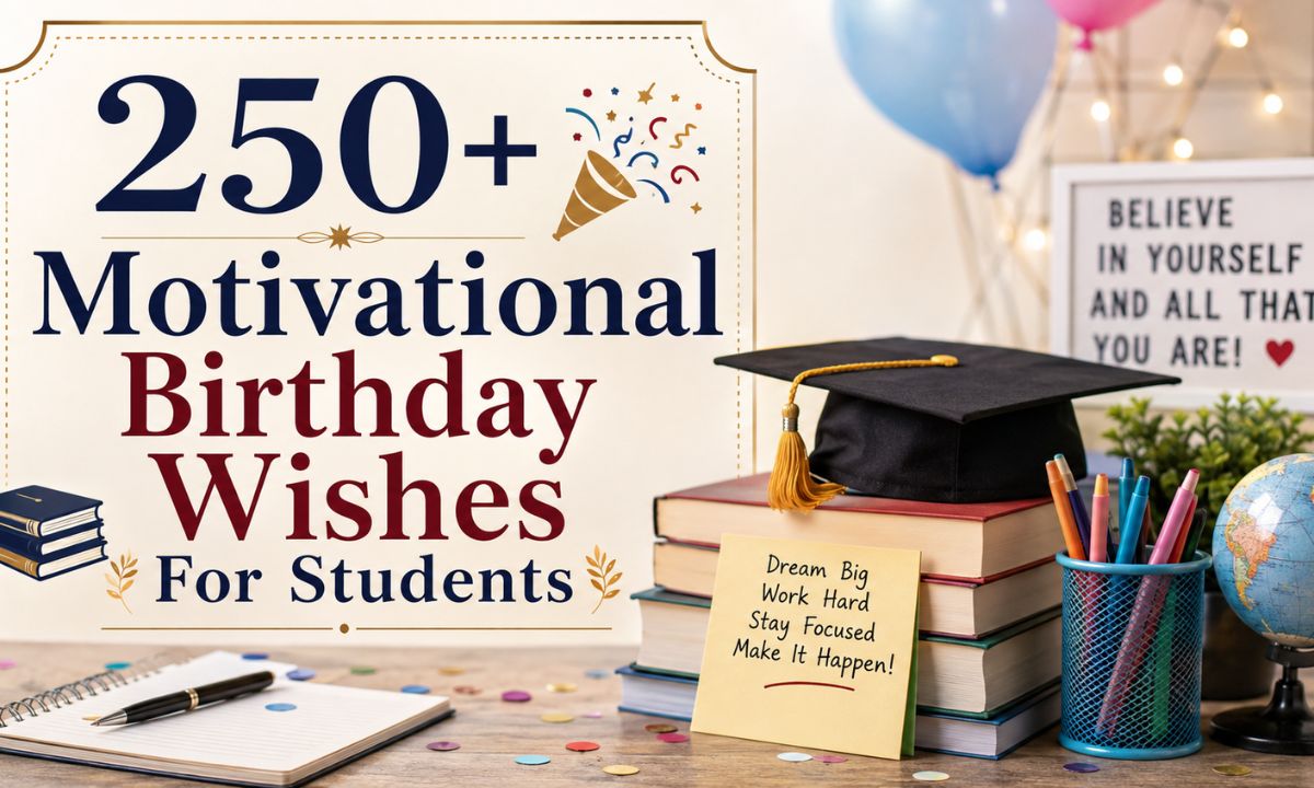 Motivational Birthday Wishes For Students
